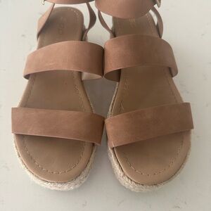 Soda Women's Brown Strap Sandals